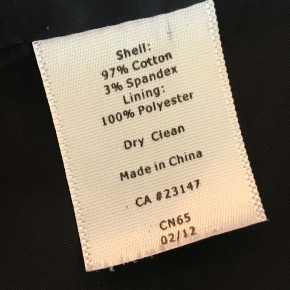 TALBOTS BLACK SINGLE BUTTON 3/4 SLEEVE JACKET - Picture 6 of 6